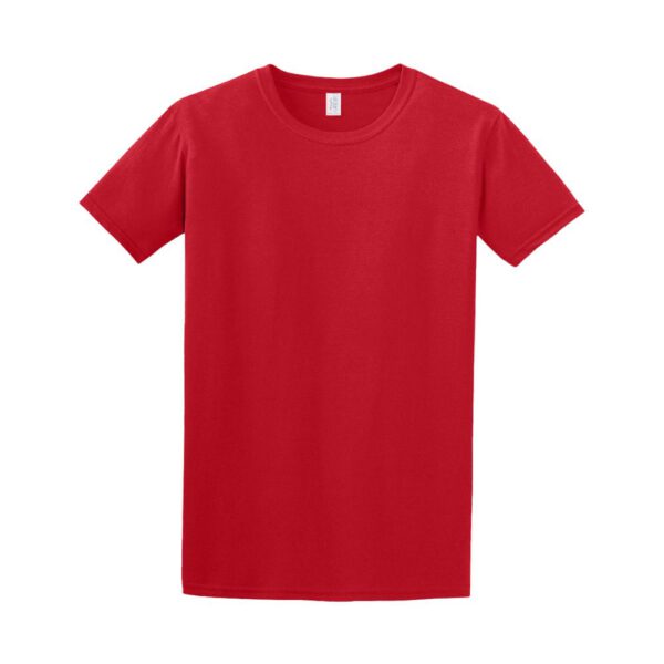 Gildan t-shirt softstyle rood T-Shirt man/unisex Elahuizen