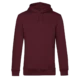 Hoodie organisch katoen man unisex bedrukken bruin