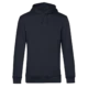Hoodie organisch katoen man unisex bedrukken marine blauw