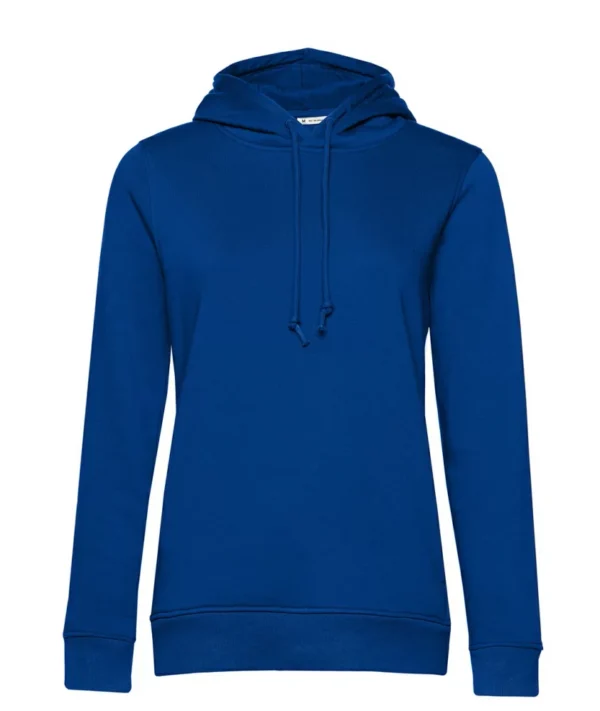Hoodie koningsblauw vrouw Hoodie vrouw organisch katoen personaliseren koningsblauw