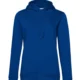 Hoodie vrouw organisch katoen personaliseren koningsblauw