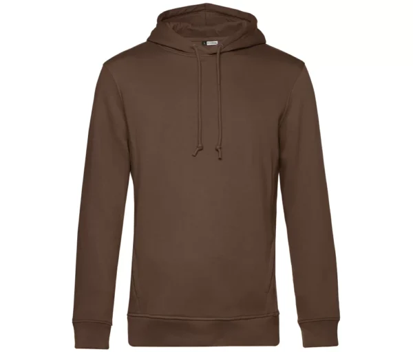 Hoodie mokka vrouw Hoodie vrouw organisch katoen personaliseren mokka bruin