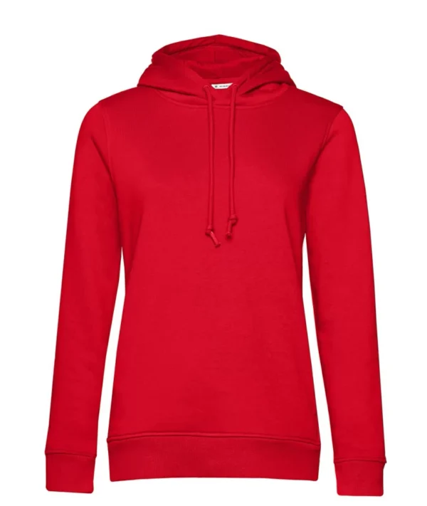 Hoodie rood vrouw Hoodie vrouw organisch katoen personaliseren rood