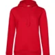 Hoodie vrouw organisch katoen personaliseren rood