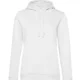 Hoodie vrouw organisch katoen personaliseren wit