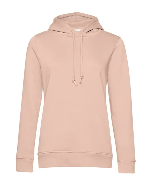 Hoodie zachtroze Hoodie vrouw organisch katoen personaliseren zacht roze