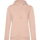 Hoodie vrouw organisch katoen personaliseren zacht roze
