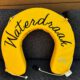 Reddingsboei met bootnaam
