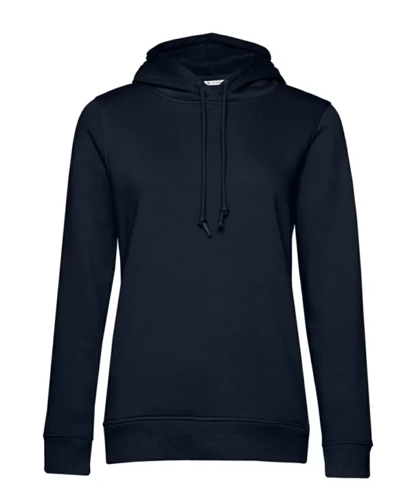 hoodie donkerblauw Hoodie vrouw organisch katoen personaliseren donkerblauw