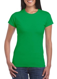 Gildan shirt vrouw groen Klein Gildan shirt vrouw personaliseren bedrukken