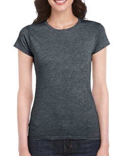 Gildan shirt vrouw heidegrijs Klein Gildan shirt vrouw personaliseren bedrukken