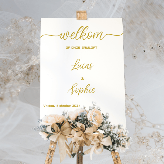 weddingdeco welkomstbord