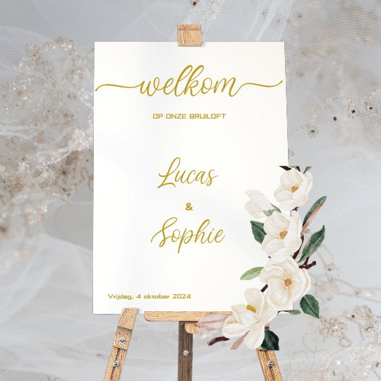 weddingdeco welkomstbord